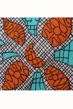 Skinny Tie Madness Black & Teal Saucy Sara Tie thumbnail 2