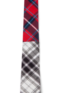 Skinny Tie Madness Black & White Fugnut Tie thumbnail 2