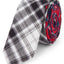 Skinny Tie Madness Black & White Fugnut Tie