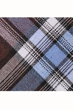 Skinny Tie Madness Brown, Blue & Black Shot-Glass Shot-Put Tie thumbnail 2