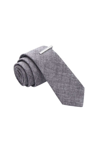 Skinny Tie Madness Grey Fantastic Sarcasm Tie