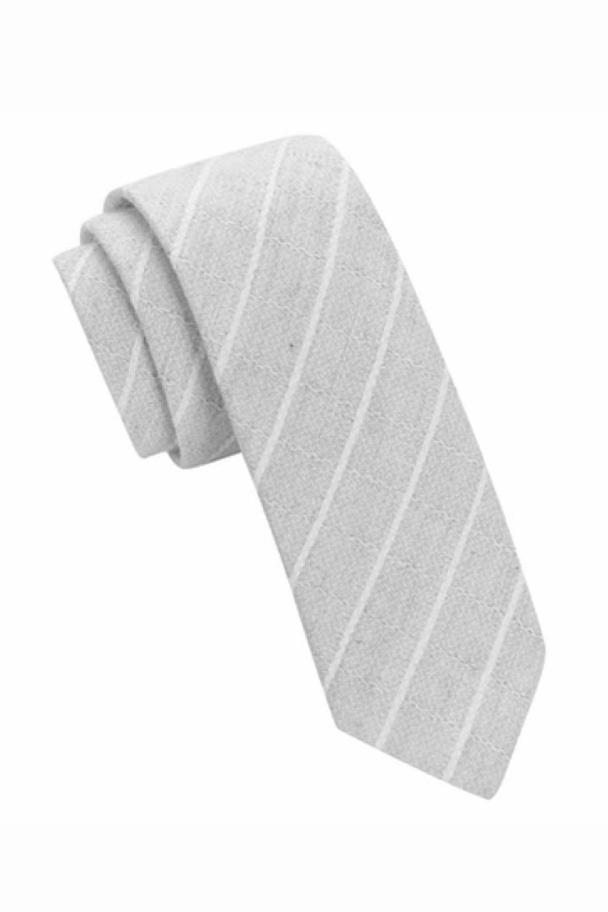Skinny Tie Madness Light-Grey Carpet Munch Tie