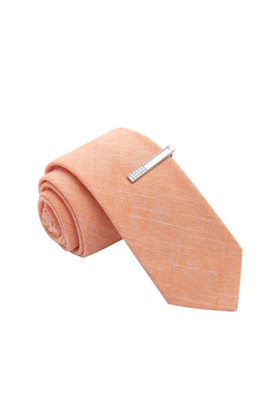 Skinny Tie Madness Orange Clemen Time Tie
