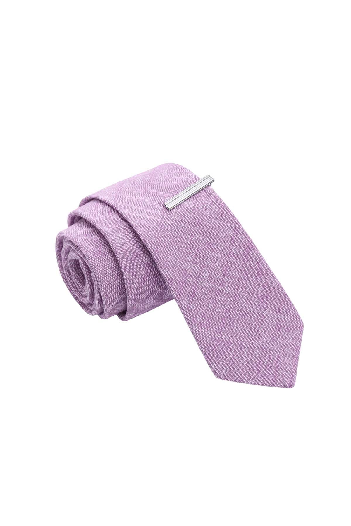 Skinny Tie Madness Purple Barney Stinks at Dodgeball Tie