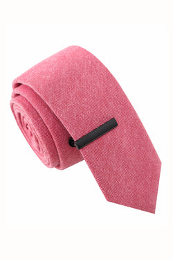 Skinny Tie Madness Red Upside-Down Question-Mark Tie thumbnail 1