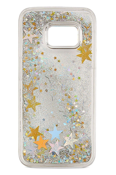 Skinnydip London Gold/Silver Sequin Star Samsung Case + Screen Protector