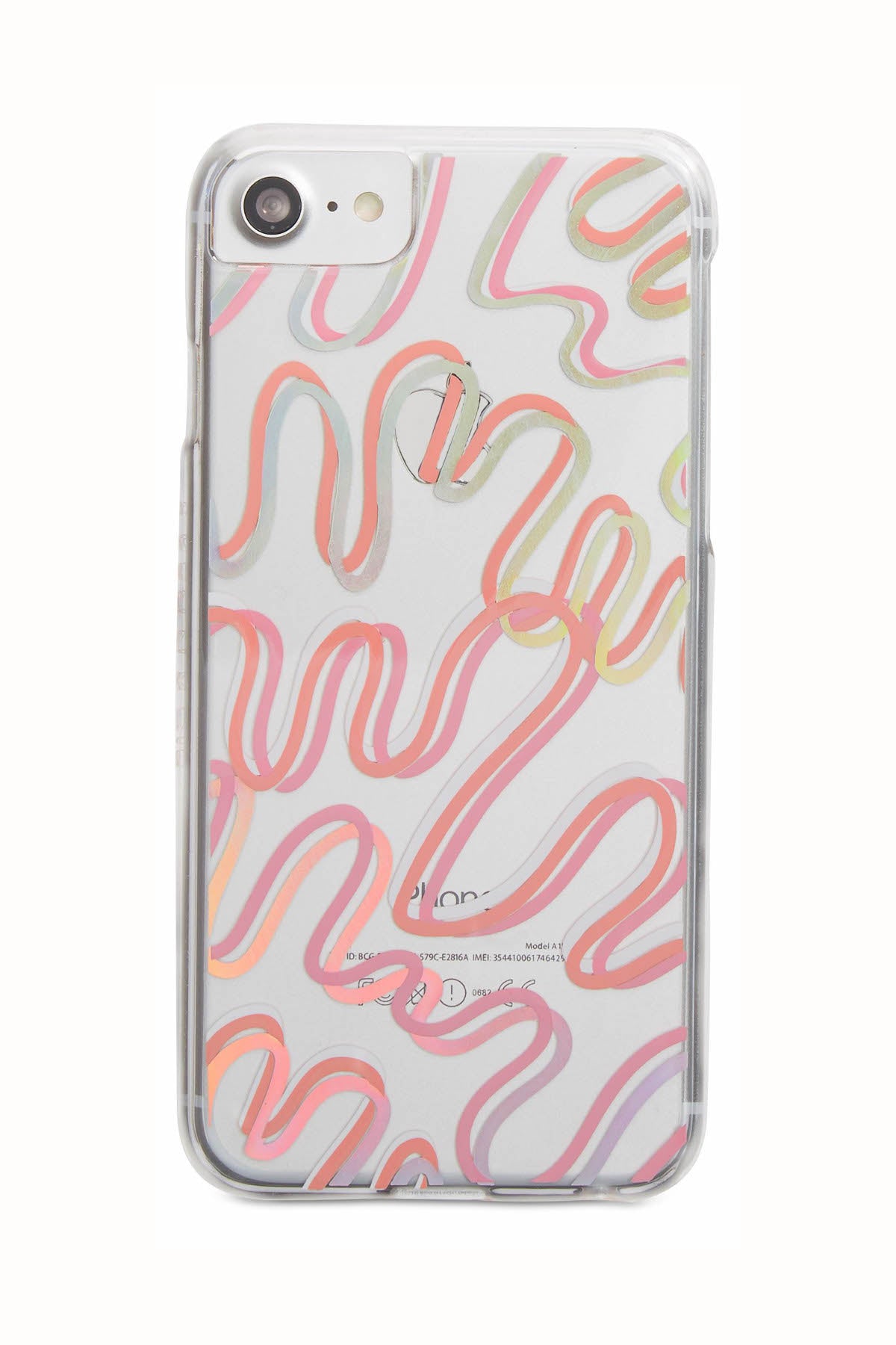 Skinnydip London Pink Wibble iPhone Case & Screen Protector