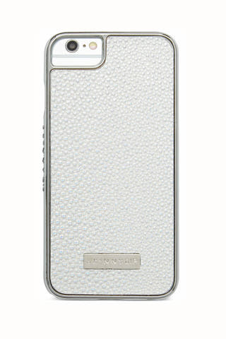 Skinnydip London White Shimmer iPhone Case & Screen Protector