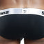 Skiviez Black Contrast Stitching Bikini Brief