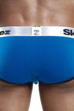 Skiviez Royal/Navy Contrast Trim Retro Brief thumbnail 2