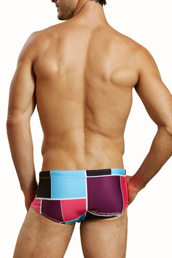Skmpeez Plum Blokz Euroz Swim Brief thumbnail 3