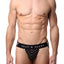 Skull & Bones Black Tiny-Skull-Print Jockstrap