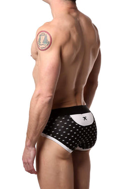 Skull & Bones Black Tiny-Skull-Print Sexy Brief thumbnail 2