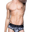 Skull & Bones Black Tossed-Skull Brief