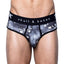 Skull & Bones Black Tossed-Skull Brief