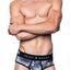 Skull & Bones Black Tossed-Skull Brief