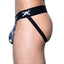 Skull & Bones Black Tossed-Skull Jockstrap