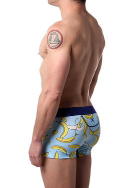 Skull & Bones Blue Banana-Print Trunk thumbnail 2