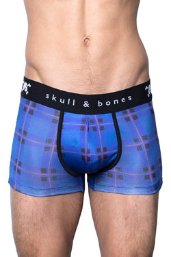 Skull & Bones Blue Plaid Trunk thumbnail 1