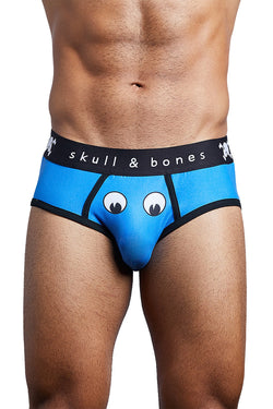 Skull & Bones Blue SUCKA Eyes Brief thumbnail 1