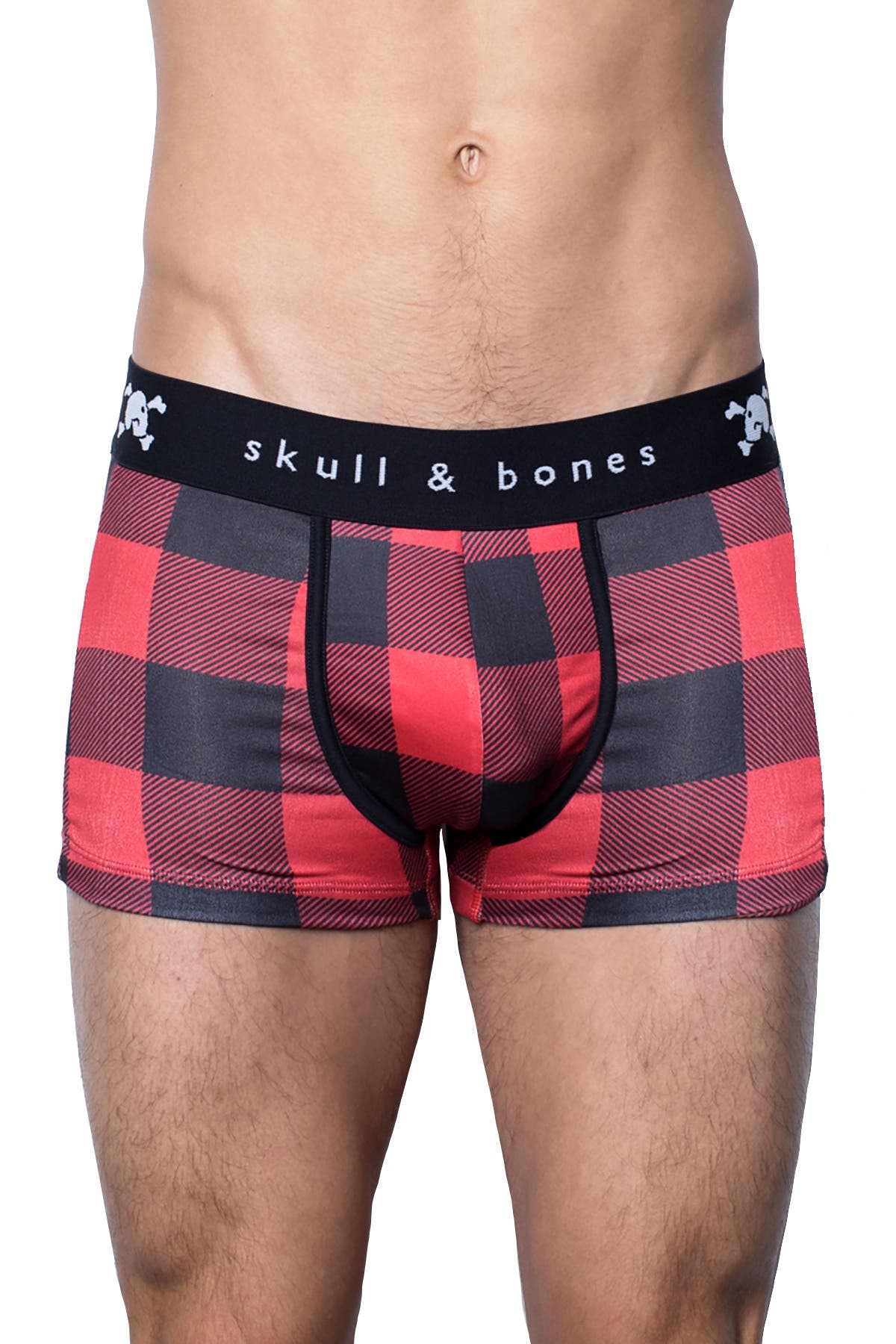 Skull & Bones Buffalo Red Plaid Trunk