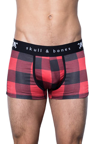 Skull & Bones Buffalo Red Plaid Trunk
