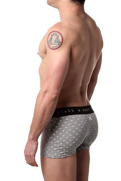 Skull & Bones Heather-Grey Signature-Logo Classic Trunk thumbnail 2