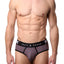 Skull & Bones Heather-Grey Tiny-Skull-Print Peek-a-Boo Brief
