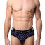 Skull & Bones Navy Tiny-Skull-Print Sexy Brief