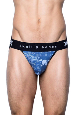 Skull & Bones Night-Blue Bandana Jockstrap thumbnail 2