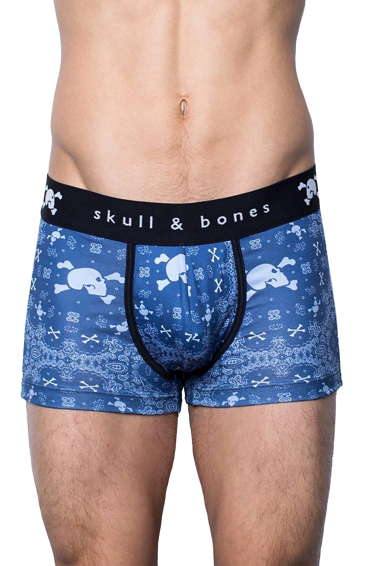 Skull & Bones Night-Blue Bandana Trunk