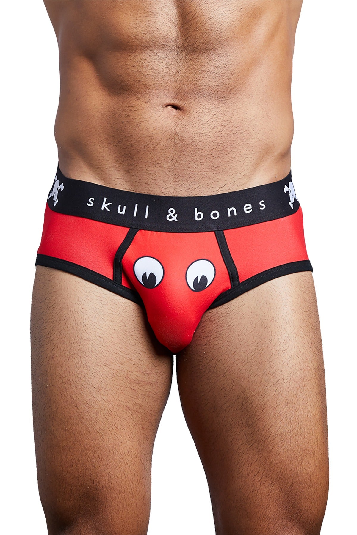Skull & Bones Red BITE-ME Eyes Brief