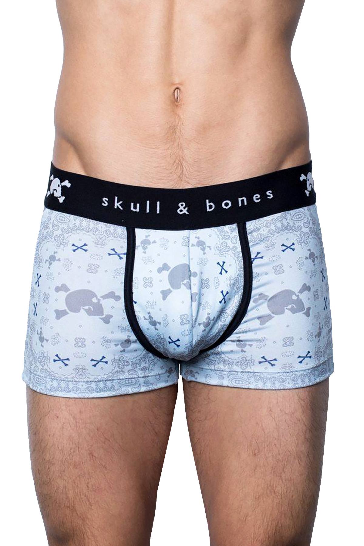 Skull & Bones Sky-Blue Bandana Trunk