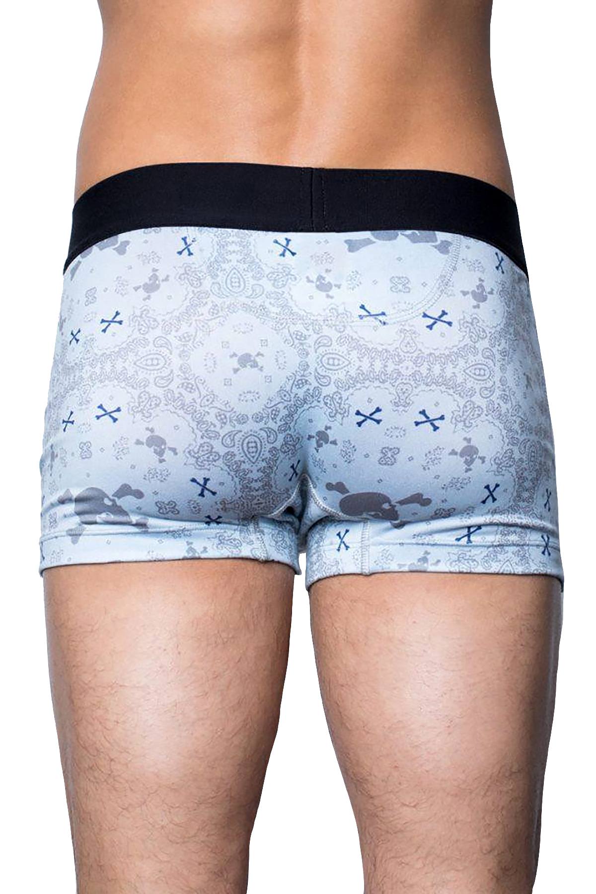 Skull & Bones Sky-Blue Bandana Trunk