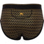 Skull and Bones Black Geo Print Brief