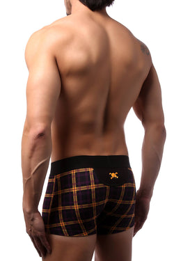 Skull and Bones Black Multi Plaid Trunk thumbnail 2