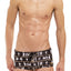 Skull and Bones Black Roman Figure Swim Trunk