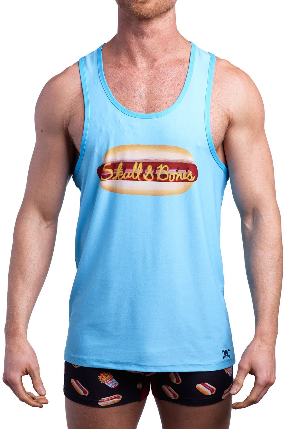 Skull and Bones Hot Dog With Mustard Tank