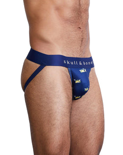 Skull and Bones Navy Fish Taco Jock thumbnail 2