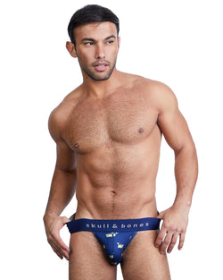 Skull and Bones Navy Fish Taco Jock thumbnail 3