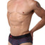 Skull and Bones Navy Geo Print Brief