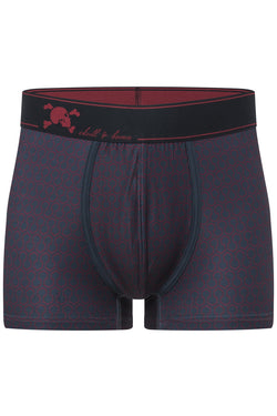 Skull and Bones Navy Geo Print Trunk thumbnail 1