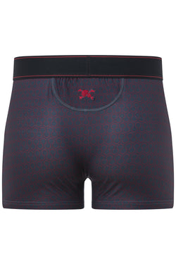 Skull and Bones Navy Geo Print Trunk thumbnail 2