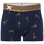 Skull and Bones Navy Martini Print Trunk