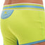 Skull and Bones Neon Green and Blue Sport Mesh Trunk