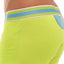 Skull and Bones Neon Green and Blue Sport Mesh Trunk