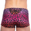 Skull and Bones Ombre Animal Print Swim Trunk