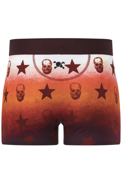 Skull and Bones Orange Ombre Skull Star Trunk thumbnail 2