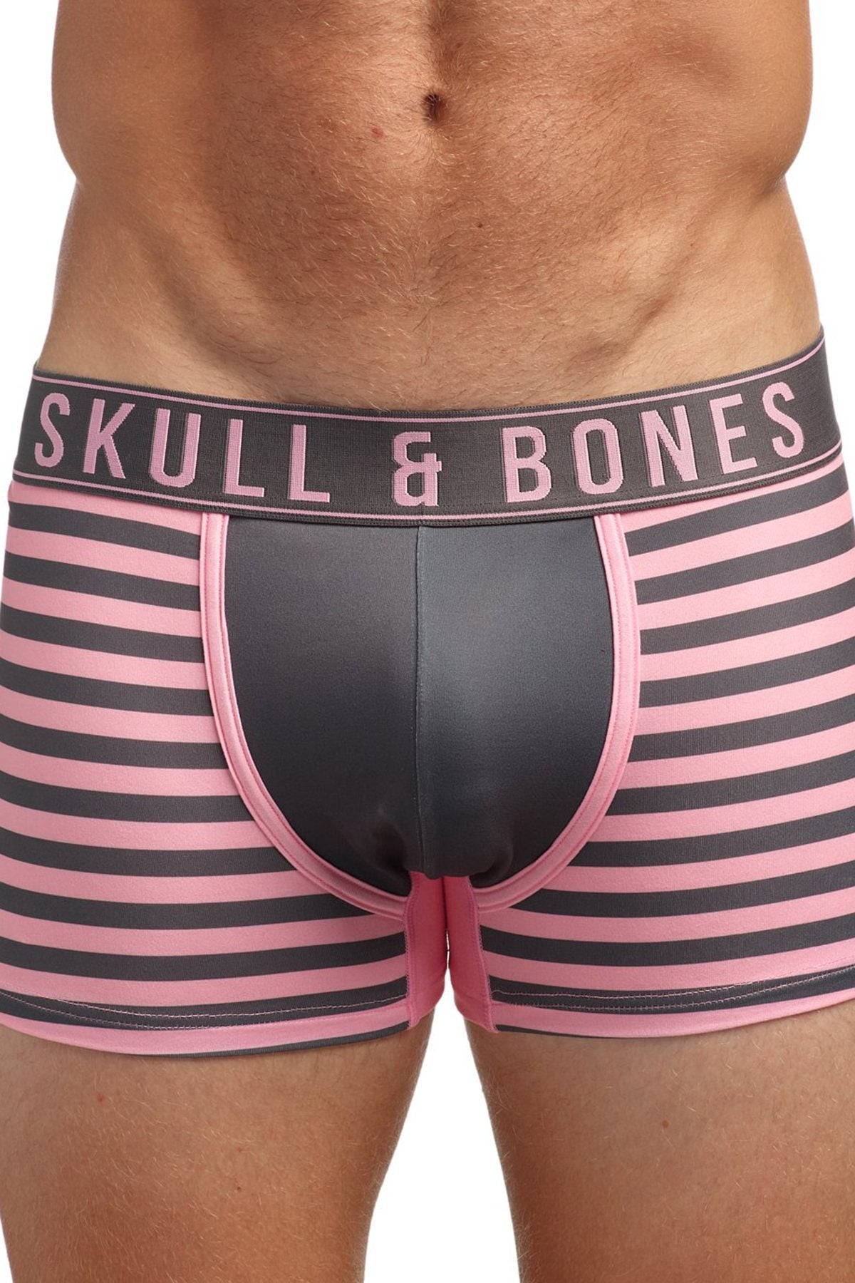 Skull and Bones Pink and Grey Trunk