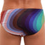 Skull and Bones Rainbow Heather Swim Brief